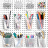 Jinei 12 Pcs Pegboard Bins with Hooks, Pegboard Organizer Accessories Set for Garage Workshop, Tool Organizer, Pegboard