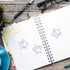 Star Paper Clips, 100pcs Star Moon Design, Cute Small Paperclips for Office School Organizing