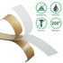 CANOPUS 1/2 in x 6 ft Hook and Loop Reclosable Fastener, Clear Lock Tape for Hanging Pictures, Crafts, Made in USA