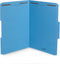 Blue Summit Supplies Blue File Folders with Fasteners, Legal Size, 1/3 Cut Reinforced Tabs, 50 Pack