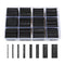 650 Pcs Black Heat Shrink Tubing, innhom UL Approved 2:1 Electrical Cable Wire Kit Set for Long Lasting Insulation