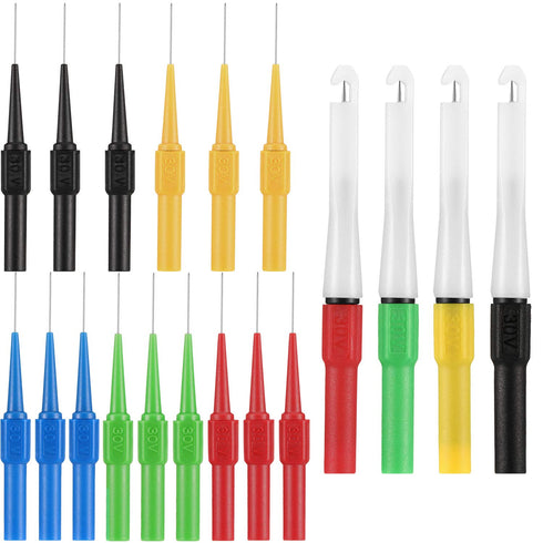 19 Pieces Wire Piercing Probe Insulation Back Probes: Non-destructive Pin Kit for Automotive Testing