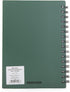 Mintra Office Undated Weekly/Monthly Planner, Junior Size in Green Olive