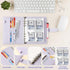 ONEDONE 100 Envelopes Money Saving Challenge Binder A5, Cash Envelopes and Erasable Marker for Saving