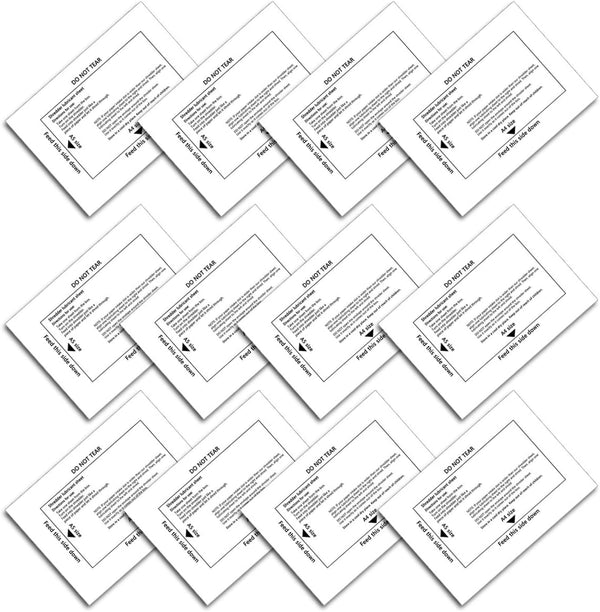 Paper Shredder Lubricant Sheets, 12PCS for Sharpening & Lubricating