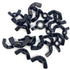Yoliko 26 4 3/16",1/4",5/16",3/8" Pcs Sizes Wingnuts, Quality Carbon Steel Wing Nuts Black Zinc Plated Fasteners Parts