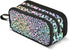 Gredecor Rainbow Leopard Big Capacity Pencil Case, Pastel Leopard Spots Pouch Bag for Students, School Office Supplies