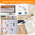 bihijua 5PCS Adhesive Pencil Holder for Desk, Upgraded Adhesive Pen Holder for Clipboard, Wall, Marker Holders, Teacher