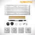 POWERTEC 6'' Precision Marking T-Square - T Rule w/Pencil for Measuring, Scribing, Woodworking & Crafting Tools