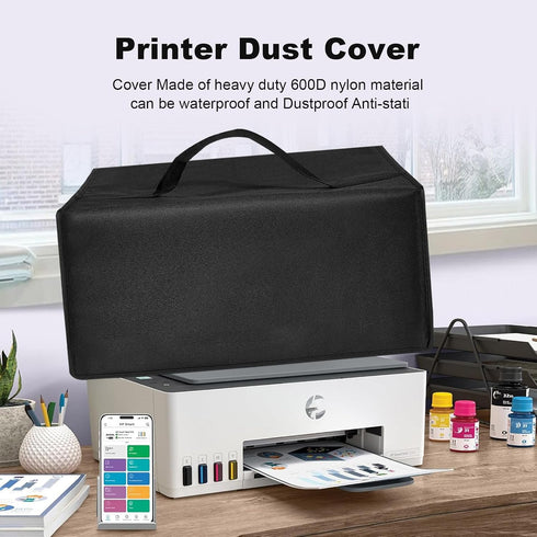 EiiJugaloo 6155e/Smart 5101/ Phone Printer Dust Cover Pad Scanner Case Dustproof Anti-Static Nylon Lid for HP Envy Tank