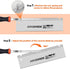 JORGENSEN 10" Dovetail Reversible Saw, Professional Jamb Saw with 13TPI Double Ground Teeth for Tile Installation