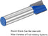 10mm 8mm 2 uxcell Dia Shank Bottom Cleaning Router Bit, Flutes Carbide Tipped Cutter Uncoated for Woodworking Blue