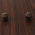 10 Wealrit pcs Small Cone Cabinet Knobs with Screws,Black Walnut Drawer Handles,Wood Cabinet Handles for Dresser
