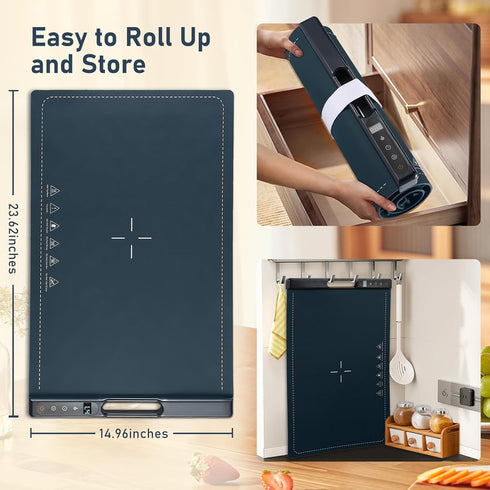 DTPTCIM Tray,10-Second Heating,7 Settings Food Warming Fast Temperature with Timer & Overheat Protection.Warming Trays