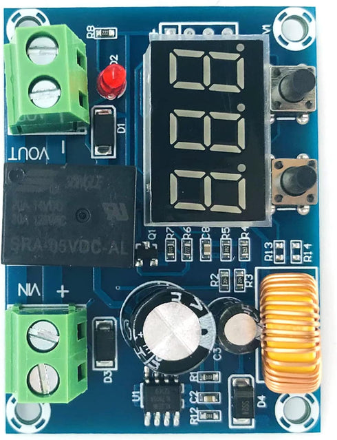 12-36V Low Voltage Digital Protector Disconnect Switch, Cut Off Lithium Battery Over Discharge Protection, 2-Pack