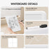 MaxGear Small White Board for Wall, 11"x 14" Mini Double-Sided Magnetic Dry Erase Board with Black Marker
