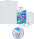 The Best Card Company - 90th Happy Birthday Card Milestone - Fun Greeting for 90 Years Old Birthdays