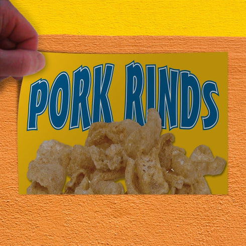 Fastasticdeals 36x24Inches Decal Stickers Multiple Sizes Pork Rinds Outdoor Advertising Printing A Industrial Vinyl