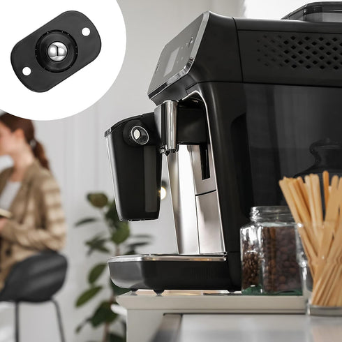 8 Pack 360 Quacc Self Adhesive Caster Wheels Appliance Swivel Glide Smoothly Mini Rollers Coffee Machines Air Fryer