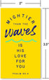 Bible Verse Cards - 60 Unique Inspirational Scripture Messages (3.5 inch x 2 inch Cards)
