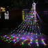 16.4Ft 320 8 12" PUHONG Christmas Decoration Outdoor Star String Lights, Christmas Tree Toppers Lights LED Modes
