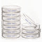 10pk Glass Petri Dishes - 100x20 mm Autoclavable Borosilicate Glass Cell Culture Dishes with Clear Lid