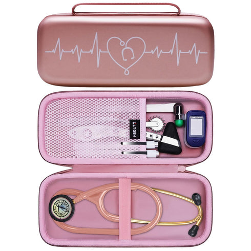 LTGEM Stethoscope Case Compatible with 3M Cardiology III,II,IV,3M Master Cardiology/MDF MDOne Stainless