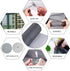 Screen Repair Kit for Windows or Doors, Adjustable Fiberglass Screens with Rolling Tool, 36" x 84"