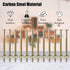 M6 x 100mm Bunk Bed Bolts, 12 Pcs Hex Drive Socket Furniture Barrel Screws with Wrench for Baby Crib