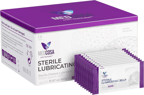 Medcosa Sterile Lubrication Packets | Small Lube Packs | Personal Lubricants |