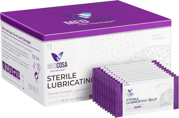 Medcosa Sterile Lubrication Packets | Small Lube Packs | Personal Lubricants |