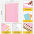 Huhuhero 5 Subject Notebook with Dividers, 240 Pages Pink Spiral Journal Notebook College Ruled, B5 Hardcover Notebooks for Work Note Taking, Aesthetic Writing Journal for Women, College Essentials