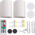Sunydog 2 Dimmable PCS RGBW Retro Wall Lamp Fabric Shade Wall Sconce Wall Light Fixtures with Remote Controller