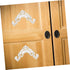 Veemoon 2pcs Decorative Peel and Stick Corner Onlays for Furniture and Walls Self-Adhesive PVC Appliques for Cabinets