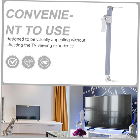 OSALADI 1 Set Adjustable Tv Stand Stabilizer Tip Bracket for Proofing Tv Safety Device for LCD Monitors Desktop Elegant