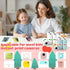 Atnadov 12 (6 colored+6 Mini Thermal Printer Sticker Paper, Rolls Colored Thermal Sticker Paper Kids Instant Camera