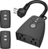 HBN Outdoor Wireless Remote Control Outlet Plug,Weatherproof Heavy Duty Power Strip,Indoor Electrical Plugs