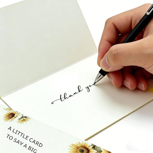 Thank you cards with envelopes Gift for Teachers, Employees, Coworkers, Friends, Neighbors, Family A Little Card to Say