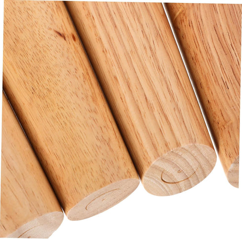 4pcs OSALADI Replacement Sofa Legs Wooden Dresser Legs Extender Oak for Kitchen Table Tv Stand