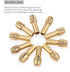 TOMALL Brass Collet Mini Electric Grinder Quick Change Drill Chuck Bit Set, 0.5-3.2mm, Pack of 10