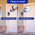Anti-Theft Doorbell Mount - No-Drill Adjustable Angle Bracket for Video Doorbell Cover Holder