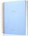 Meeting Notebook for Work, 210 Pages Meeting Planner Organizer, A4 Blue Notebook for Office Agenda