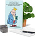 NobleWorks - 1 Funny Father's Day Card for Dad, Pa, Pop, Daddy, Stepfather with Envelope - Humor Notecard, King of the