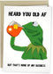 Sleazy Greetings Funny Meme Birthday Card for Him or Her | 30th, 40th, 50th Birthday Card | Old AF Card