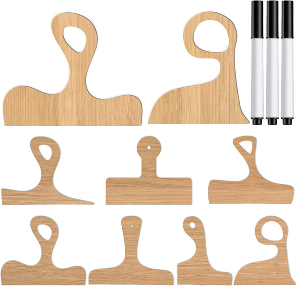 hidyuuoo 7 Pcs Charcuterie Board Template Acrylic Router Template Cutting Board for Woodworking