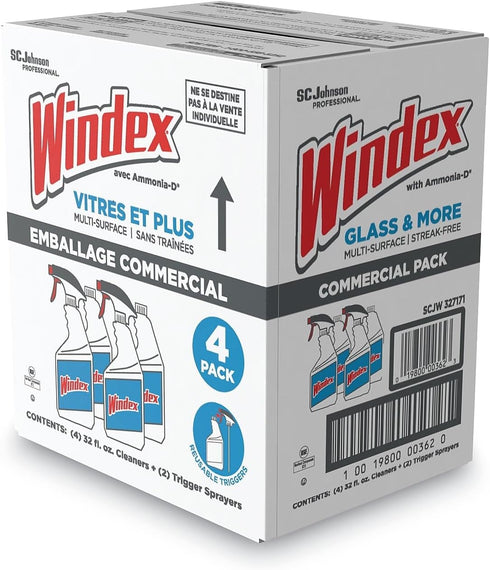 32oz SC Johnson Professional Windex Glass & More Refill
