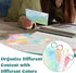 DOSTATNI 1000 3x5 PCS Colored Index Cards with Hole Lined Flash Cards with Binder Rings Watercolor Notecards with Rings