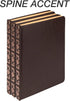 Samsill Vintage Hardcover Notebook, 200 Lined Pages, Brown, 7.5 x 10 Inch for Writing