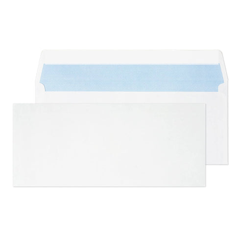 Blake Purely Everyday #10 Pack of 500 Peel and Seal Envelopes, White, 4 1/8" x 9 1/2"