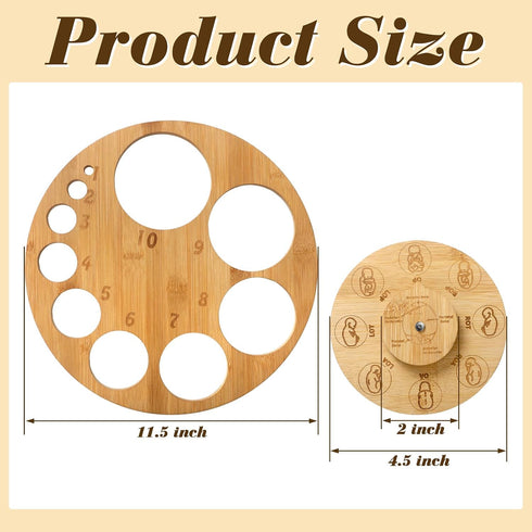 GlikCeil Cervical Dilation Board for Midwife Doula Birth and Midwife Fetal Position Tool Cervical Dilation Chart